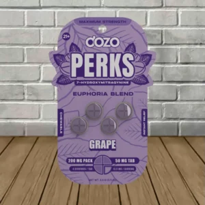 Dozo PERKS Extra Strength 7-OH Extract Tablets 4ct | 50mg