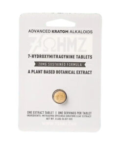 7OHMZ Advanced Kratom Alkaloids 7-Hydroxymitragynine Tablets 1ct 28mg Per Tablet - Unflavored