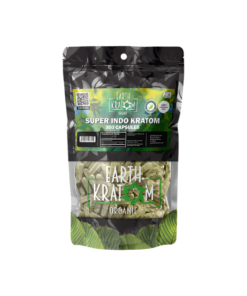 EARTH KRATOM CAPSULES 300CT - INDO SUPER GREEN VEIN