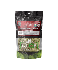 EARTH KRATOM CAPSULES 300CT - MAENG DA RED VEIN