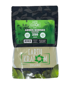 EARTH KRATOM POWDER 250G - BORNEO GREEN VEIN