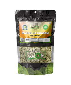 EARTH KRATOM CAPSULES 750CT - MAENG DA GREEN VEIN