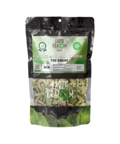 EARTH KRATOM CAPSULES 750CT - MAENG DA WHITE VEIN