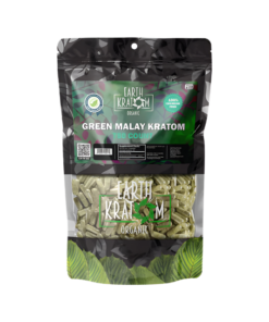 EARTH KRATOM CAPSULES 750CT - MALAY GREEN VEIN