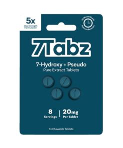 7Tabz 7-Hydroxymitragynine + Pseudo Tablets 5x Strength 4ct 20mg Per Tablet