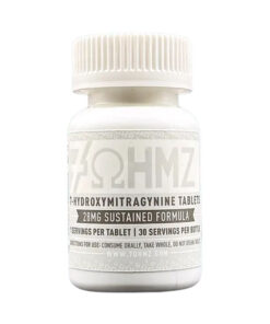 7OHMZ Advanced Kratom Alkaloids 7-Hydroxymitragynine Tablets 30ct 28mg Per Tablet - Unflavored