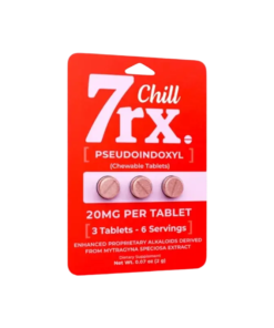 7rx Chill 3ct 7OH + Pseudo Chewable Tabs 20mg per Tablet