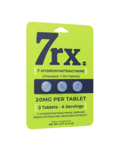 7rx 3ct 7OH Chewable Tabs 20mg per Tablet