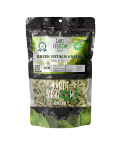 EARTH KRATOM CAPSULES 750CT - VIETNAM GREEN VEIN