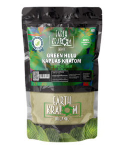 EARTH KRATOM POWDER 1000G / 35.27OZ - HULU GREEN VEIN