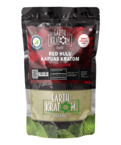 EARTH KRATOM POWDER 1000G / 35.27OZ - HULU RED VEIN