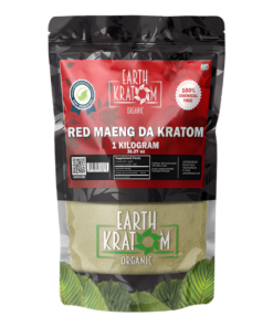 EARTH KRATOM POWDER 1000G / 35.27OZ - MAENG DA RED VEIN