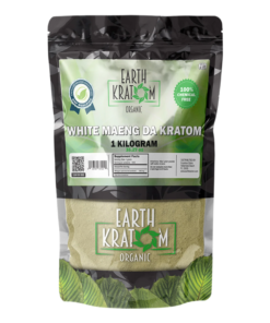 EARTH KRATOM POWDER 1000G / 35.27OZ - MAENG DA WHITE VEIN