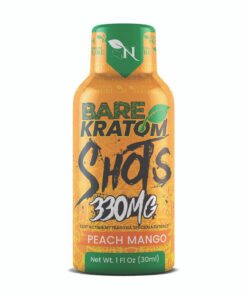 BARE KRATOM SHOTS 30ML 330MG - PEACH MANGO