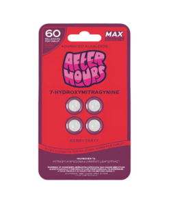 After Hours 4ct 7OH Chewable Tabs Berry Tarty 60mg per Tablet