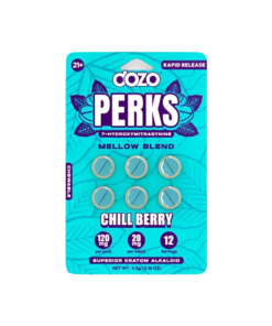 Dozo Perks 6ct 7OH Chewable Tabs Chill Berry 20mg per Tablet