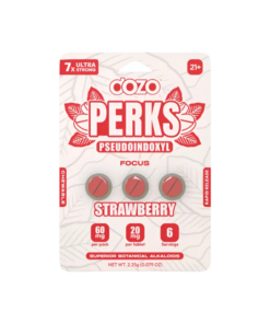 Dozo Perks 3ct 7OH + Psuedo Chewable Tabs Strawberry 20mg per Tablet