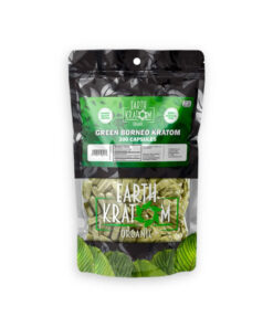 EARTH KRATOM CAPSULES 300CT - BORNEO GREEN VEIN
