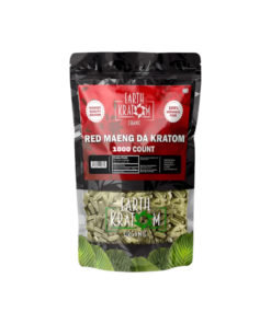 EARTH KRATOM CAPSULES 1000CT - MAENG DA RED VEIN