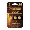 7 O'Heaven 7-Hydroxymitragynine Chewable Tablets 3ct 20mg per Tablet - Gold