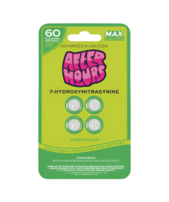 After Hours 4ct 7OH Chewable Tabs Green Slush 60mg per Tablet