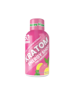 HAPPY HIPPO ENERGY SHOT 2OZ - 50MG MITRAGYNINE PINK LEMONADE
