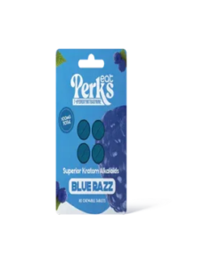 Eat Perkz 4ct 7OH Blue Razz Chewable Tabs 25mg Per Tablet