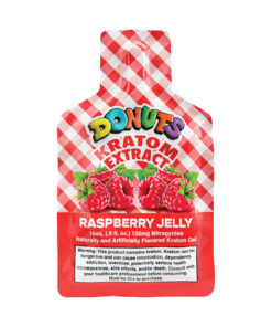 DONUTS KRATOM EXTRACT GEL 15ML 120MG - RASPBERRY JELLY