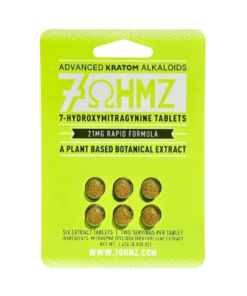 7OHMZ 7-Hydroxymitragynine Tablets Rapid Release 6ct 21mg per Tablet