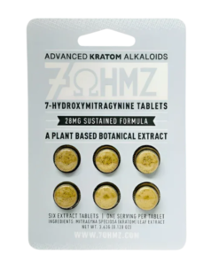7OHMZ 7-Hydroxymitragynine Tablets 6ct 28mg per Tablet