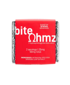 Bite Ohmz 1ct 7OH Chocolate Milk Chocolate Squares 50mg per Square