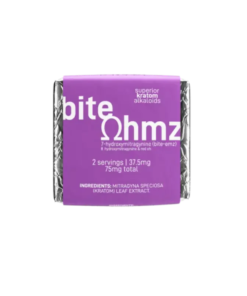 Bite Ohmz 1ct 7OH + 8OH & Red OH Chocolate Squares 75mg per Square