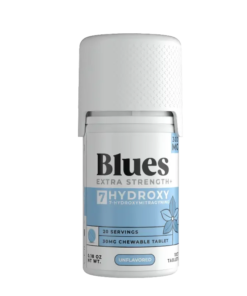 Blues 10ct 7OH Unflavored Chewable Tabs 30mg Per Tablet