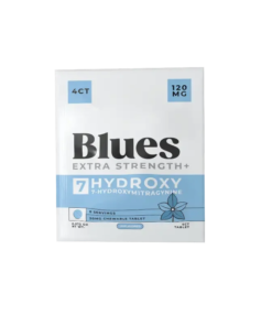 Blues 4ct 7OH Unflavored Chewable Tabs 30mg Per Tablet