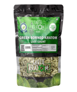 EARTH KRATOM 1500CT CAPSULES - BORNEO GREEN VEIN