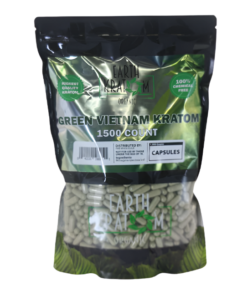 EARTH KRATOM CAPSULES 1500CT - VIETNAM GREEN VEIN