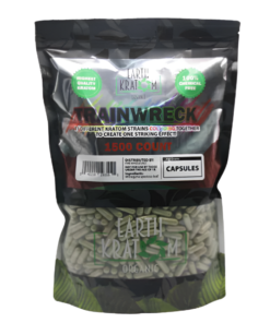 EARTH KRATOM CAPSULES 1500CT - TRAINWRECK