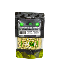 EARTH KRATOM CAPSULES 150CT - BORNEO WHITE VEIN