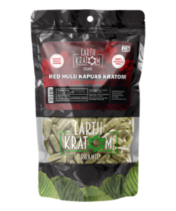 EARTH KRATOM CAPSULES 150CT - HULU RED VEIN