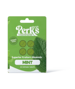 Eat Perkz 4ct 7OH Mint Chewable Tabs 25mg Per Tablet