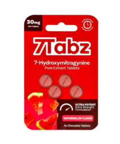 7TABZ 7-HYDROXYMITRAGYNINE TABLETS 4CT / 30MG EACH – WATERMELON